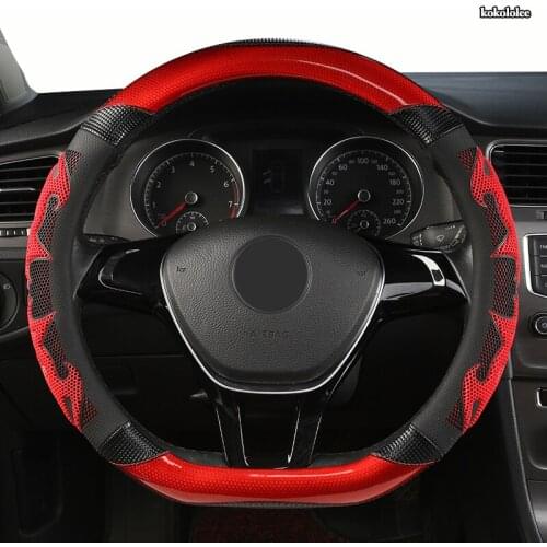 Kokololee Microfiber Leather Car Steering Wheel Cover For Kia Ceed Rio 3 4 Sportage Sorento Cerato Optima Picanto KX K