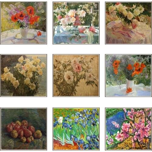 Colorful Flower & Plants Poster Canvas Print Painting Wall Art Living Room Home Decoration