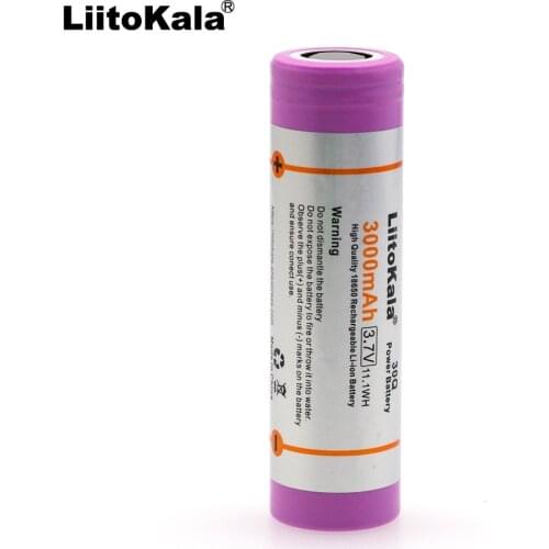 Liitokala 100% original ICR18650 30Q battery 3000mAh lithium battery icr18650 powered rechargeable battery Electric tools