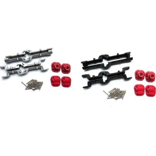 Metal Front and Rear Bridge Axle Housing Case for MN D90 D91 M MS 1/12 RC Car Upgrade Parts Accessories
