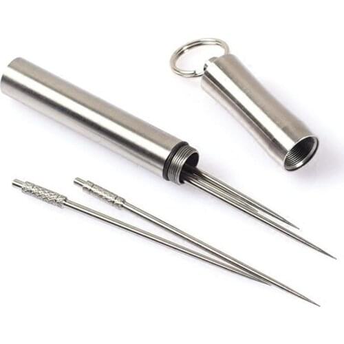 Mini Medicine box Stainless Steel Portable Toothpick Outdoor Waterproof Travel Seal Pill Box Holder