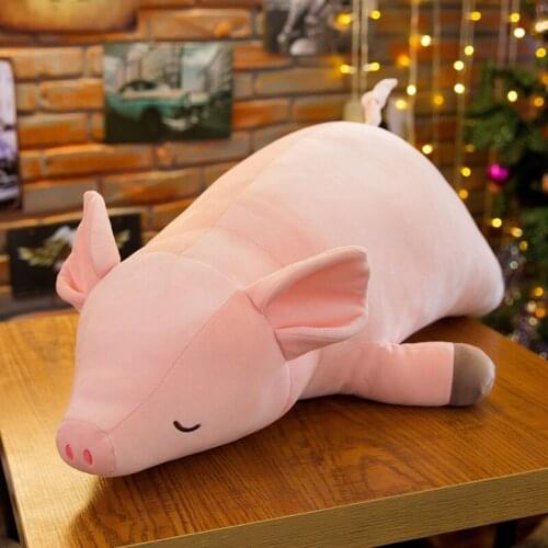 Cartoon Soft Stuffed Pig Plush Toys Pillow Kawaii Baby Appease Sleeping Doll Cotton Girl Stuffed & Plush Animals Toys Brinquedo