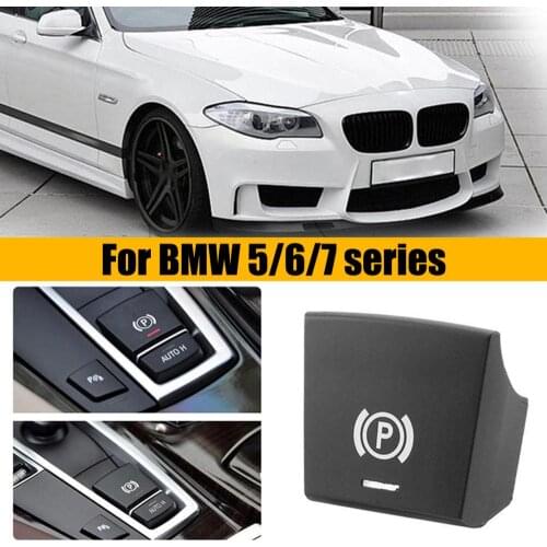 Car Handbrake Brake P Button Switch Cover For BMW 5/6/X3/X4 F10 F11 F18 F06 F12 F13 F25 F26 2009-2014 2015-2017 Etc Accessories