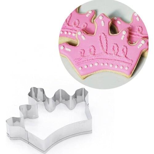 New Crown Cookie Cutters Cooking Tools Fondant Biscuit Paste Mold Cake Decorating Resin Sugar Candy