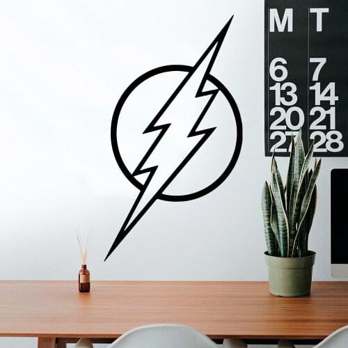 Carved lightning Home Decoration Accessories For Kids Rooms Home Decor Decal Creative Stickers