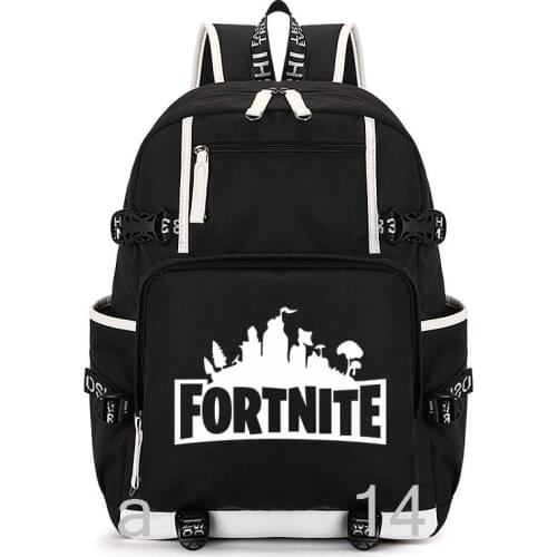 Fortnite figure Multifunction USB Charge School Bags Students Boys Girls Rucksack Laptop Backpack for Teenagers Travel Bags