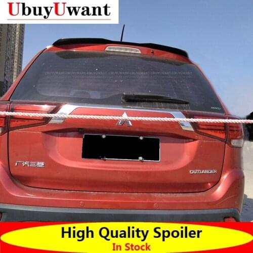 UBUYWANT Rear Roof Lip Spoiler For Mitsubishi Outlander 2016-2020 ABS Gloosy Black Car Tail Wing Decoration Hatchback Spoiler