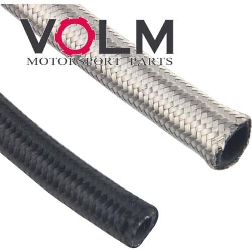 AN10 auto universal Nylon stainless steel braided fitting fuel supply hose fuel line knitted hose doubled braided hose