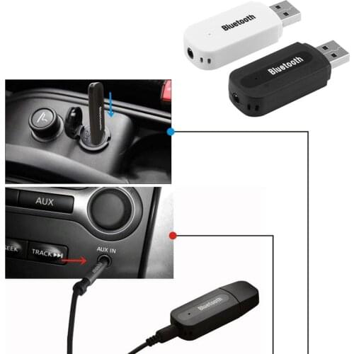 USB Car Bluetooth Adapter 3.5mm Jack Bluetooth Receiver Wireless Bluetooth AUX Audio MP3 Music Player Handsfree Car Tool