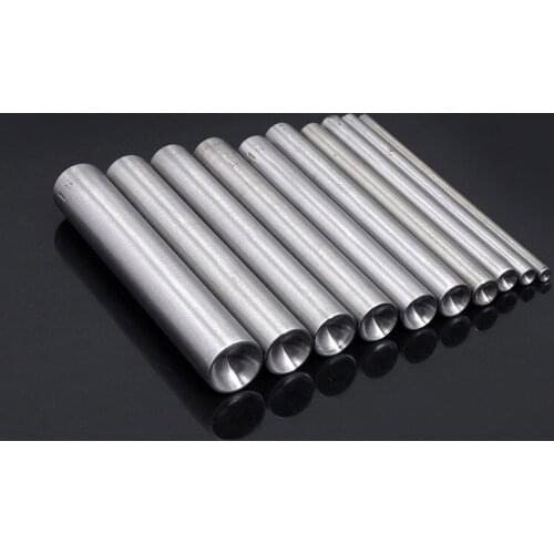 1pcs Mushroom Domed Snap Rivet Setting Steel Spike Studs Punch Setter Hand Punching Tool for Leather Craft Garment Shoe Hat DIY