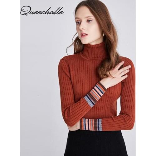 Caramel White Black Gray Apricot Blue Color Knitted Pullover Turtleneck Long Sleeve Slim Sweater Women Autumn Winter Casual Tops