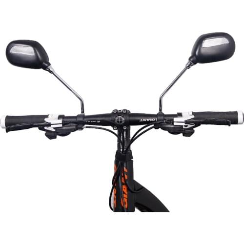 1 Pair Left Right Bicycle Mirrors Rear View Glass Mirror Bike Cycling Wide Range Back Sight Reflector Angle Adjustable