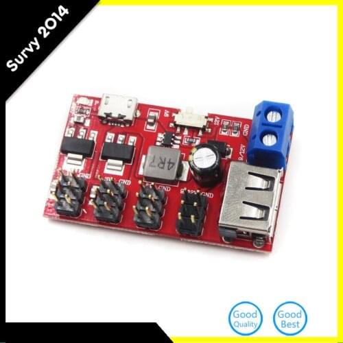 1Pcs USB Power Breakout DC to DC Power Module Micro USB 5V to 1.8V/3.3V/5V/9V/12V diy electronics
