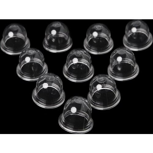 10Pcs 17mm Carburetor Carb Primer Bulb Cap Fuel Pump For Chainsaw Blower Trimmer