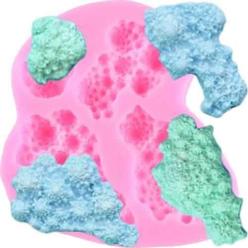 3D Sea Coral Shape Silicone Mold Cupcake Topper Fondant Cake Decorating Tools Candy Clay Resin Chocolate Kitchen Baking Moulds
