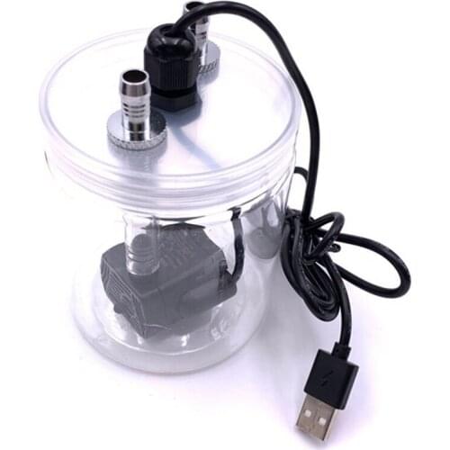 AU42 -USB Connection Office PC Laptop Soft Pipe Computer Radiator DIY Universal Liquid Cooling Water Cooler Heat Dissipation
