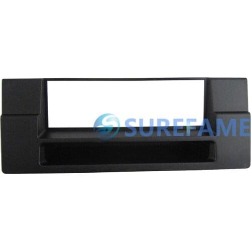 Single Din Car Facia for BMW 5 Series E39 1995-2003, X5 E53 1999-2006 Radio DVD Stereo CD Panel Dash Kit Trim Fascia Face Plate