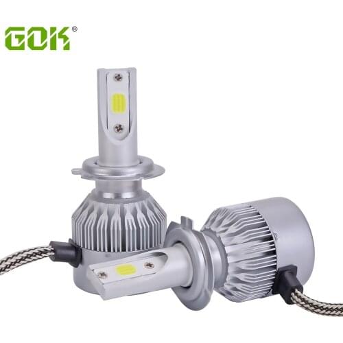 Auto led h11 h7 COB headlight H4 H11 H1 H3 9006 Car LED Headlight Auto fog Lamp 72W 7600LM Automobile led headlight Bulb 6500K