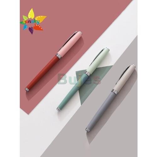 Tramol Morandi color pen literature and art RETRO high-grade exquisite calligraphy practice signature pen 0.38/0.5 mm gift box