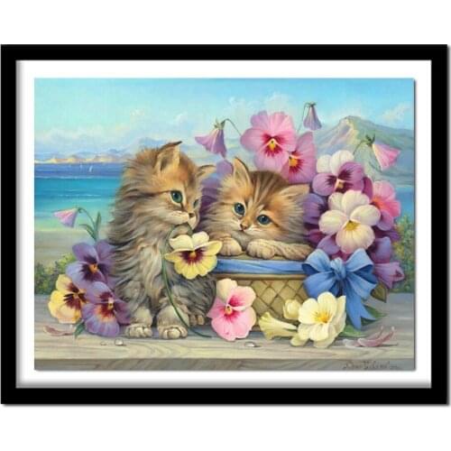 DIAMANT PAINTING Painting Flowers By Numbers