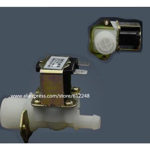 Plastic Ice Machine Electromagnetic Valve Air-conditioning Solenoid Valve DN20 220V 24V 12V