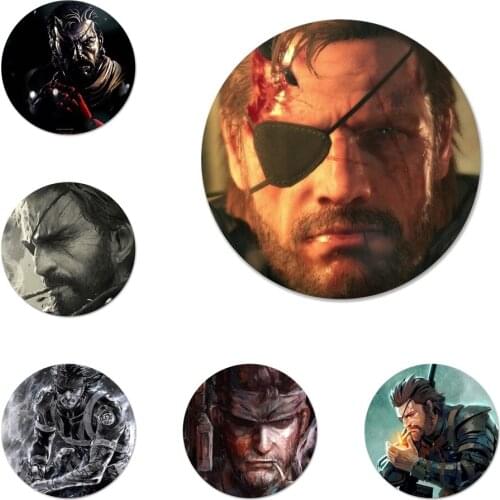 58mm Metal Gear 5 Game Badge Brooch Pin Accessories For Clothes Backpack Decoration gift