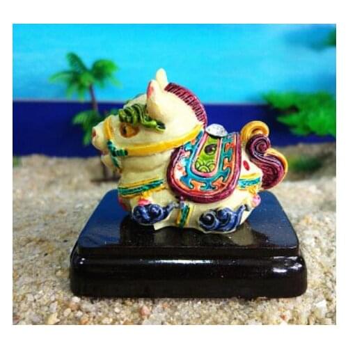 Immediately earn fortune to attract wealth attract horse gather god treasure basin resin furnitu sculpture crafts statue home
