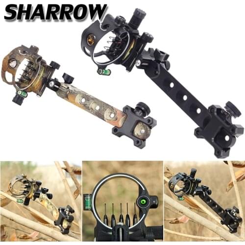 DB9250 Compound Bow Sight 0.019mm 5 Pin Sight Aiming Tool Outdoor Hunting Shooting Bow And Arrow Archery Accessories