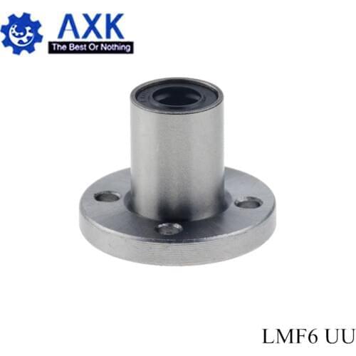 Hot sale 1pc LMF6UU 6mm flange linear ball bearing for 6mm linear shaft CNC