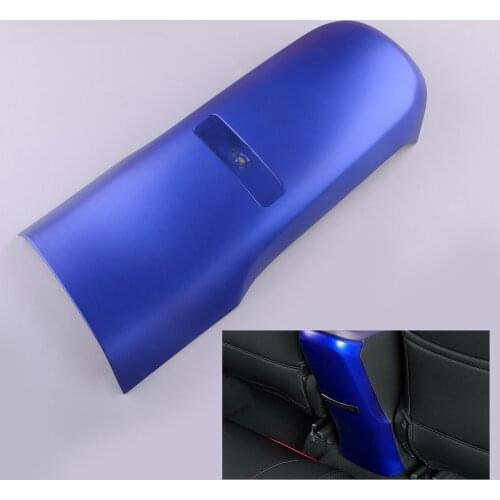 Blue Rear Seat Armrest Box Anti Kick Cover Trim Fit For Toyota C-HR CHR 2017 2018 2019 2020