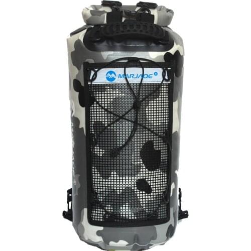 FANGBLUE 28L PVC Foldable Waterproof Backpack Rainproof Reasistant Bag Bale Foldable Outdoor Sport Camping Boating Package