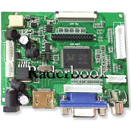 Universal HDMI VGA 2AV 50PIN TTL LVDS Controller Board Module Monitor Kit for Raspberry PI LCD AT070TN92 tn90 94 Panel freeship
