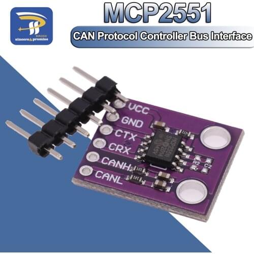MCP2551 high-speed CAN protocol controller bus interface module