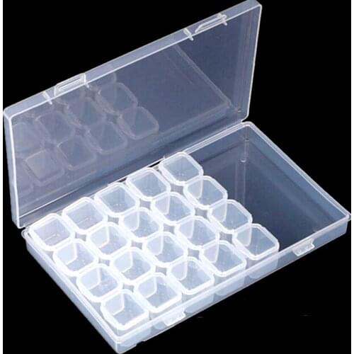 Diamond Painting Accessories Boxes Dismountable Diamond Embroidery Storage Organizer Home Cross Stitch Cases Nail Art Rhinestone