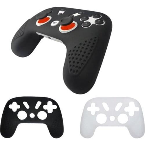 Game Controller Protective Cover Replacement Silicone Handle Sleeve for Google Stadia Gamepad Accessories
