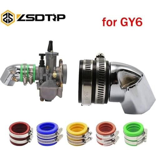 ZSDTRP For GoKart GY6 125cc 150cc Chinese Scooter Intake Manifold 27mm Pipe Engine Durable Accessories
