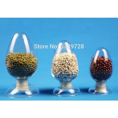 1 set( including 125ml 250ml 500ml one each) conical sample display bottles glass container used in a laboratory for storage