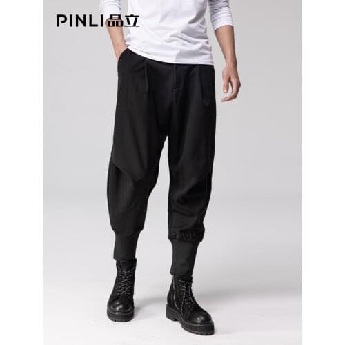 Free Shipping New Fashion Pinli 2021 8 Size Black Summer Harlan Casual Grey Pants Trousers Mens High Street All-matchB212517360