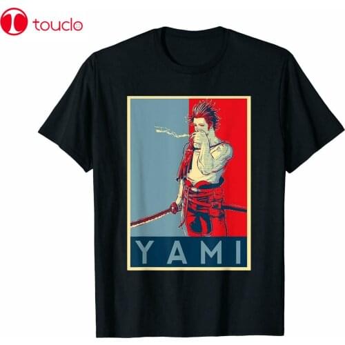 Black Clover Asta Yami Anime In Hope Poster Parody Black T-Shirt Gift For Fans