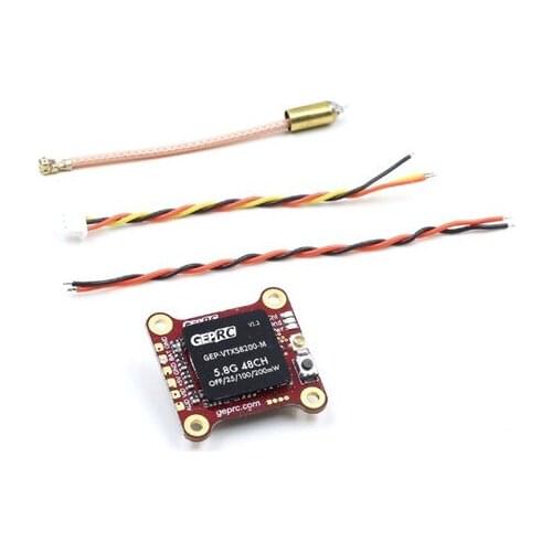GEPRC GEP-VTX58200-M Mini VTX 5.8G 48CH 0mW 25mW 100mW 200mW Switchable Video Transmitter for RC FPV Racing Drone Quadcopter