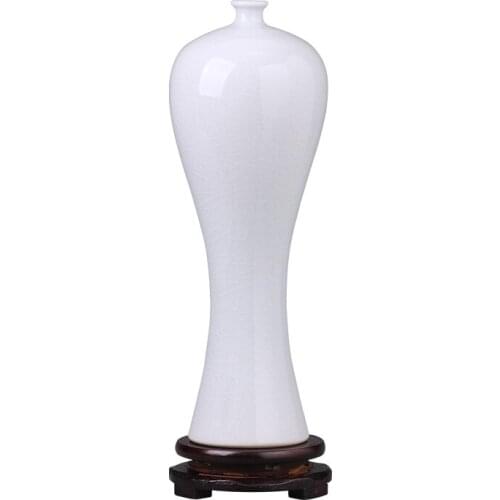 Jingdezhen ceramics beauty vase white vase antique living room flower arrangement TV cabinet wine cabinet decorations