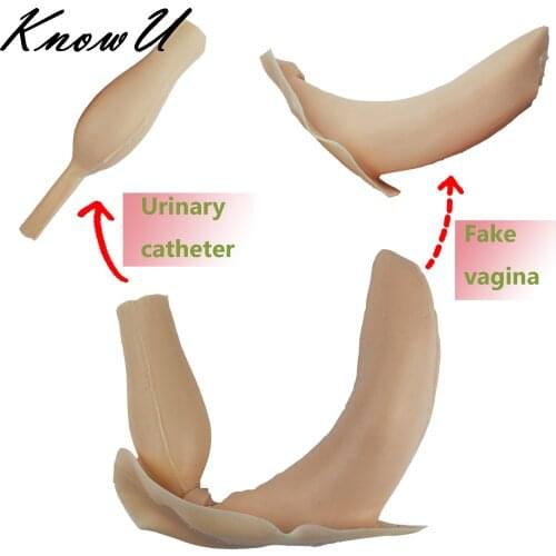 KonwU Replaces The Catheter And False Vagina Of The Silicone Pants Suit