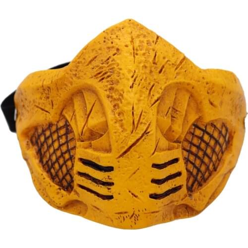 Mortal Kombat X Mask Cosplay Scorpion Halloween Party Mask