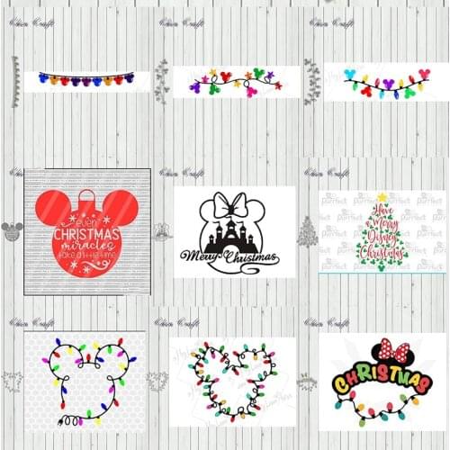 Metal Cutting Merry Christmas Christmas tree lights for DIY Scrapbooking Album Embossing Paper Cards Deco Crafts Die Cuts