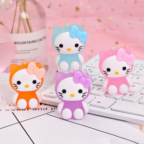 Cute Cat Hellokitty Keychain Doll Girl Children Gifts Melody Figurines