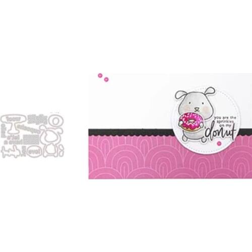 ZY 2021 New Arrival Presell bear Clear Stamps And Dies for DIY Scrapbooking/photo album Decorative Embossing DIY Paper Cards