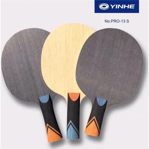 Genuine yinhe Galaxy PRO 13s Table Tennis Blade (5wood + 2 Carbon) Ping Pong Racket Double-sided material asymmetric fiber