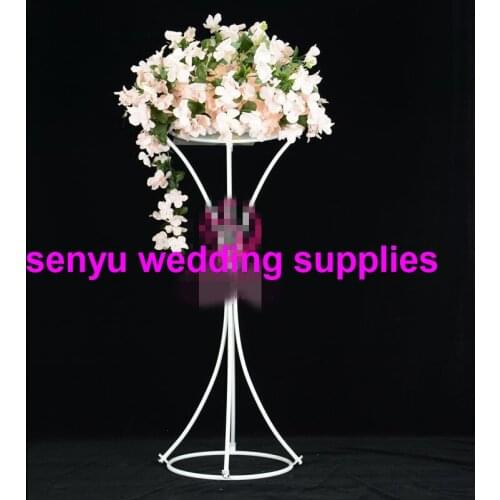 Flowers Vases Candle Holders Road Lead Table Centerpiece Metal Gold Stand Pillar Candlestick For Wedding Candelabra senyu0004