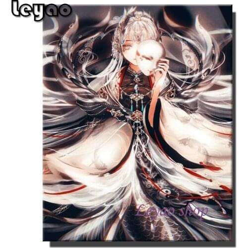 Full Square Diamond Embroidery Magical Queen Taming the Beast Images,Anime,Ancient Art,Diamond Painting Cross Stitch Home Decor