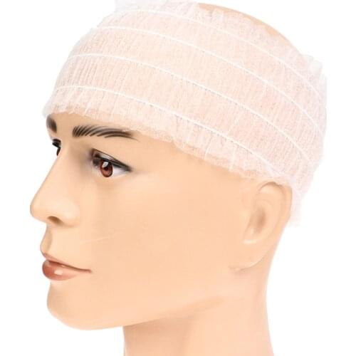 10pcs/pack Disposable Headbands Elastic Non-woven Grafting Eyelashes SPA Hair Salon Bathroom Supplies Makeup Bathing Tool